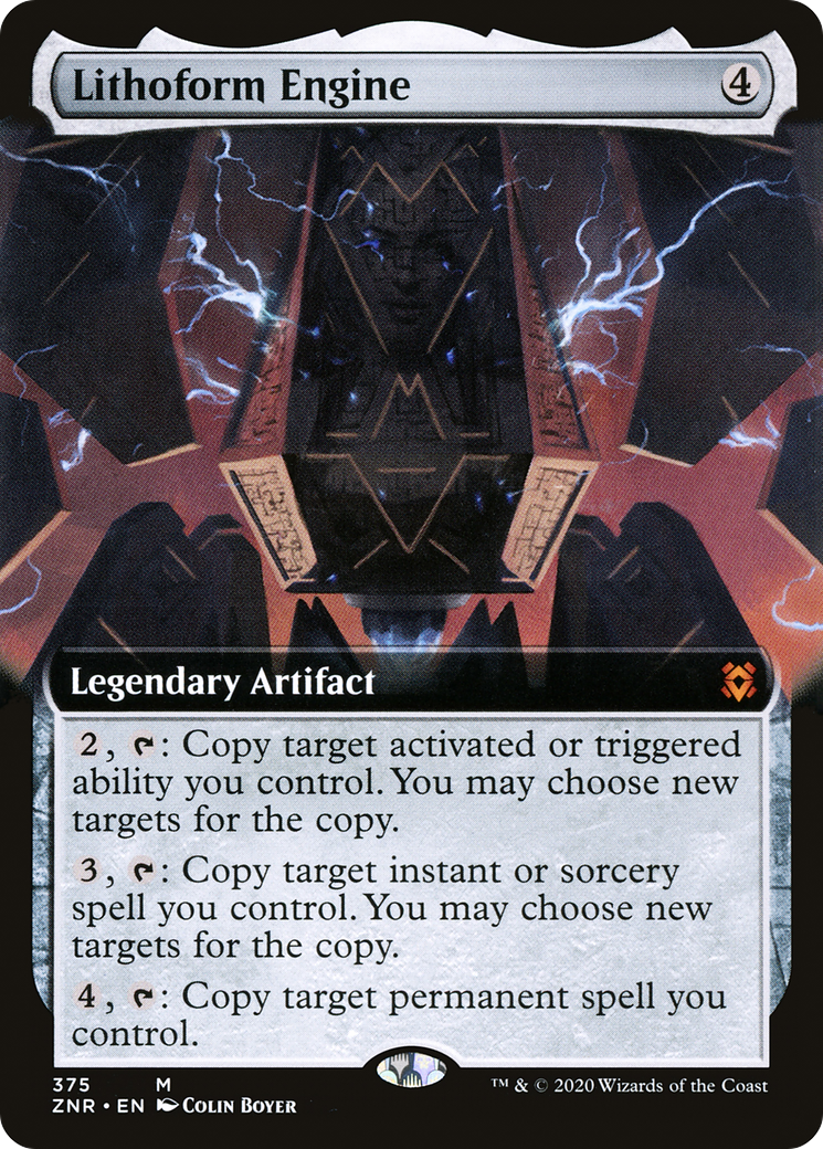 {R} Lithoform Engine (Extended Art) [Zendikar Rising][ZNR 375]