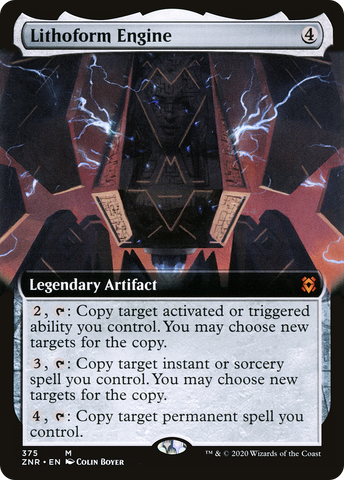 {R} Lithoform Engine (Extended Art) [Zendikar Rising][ZNR 375]