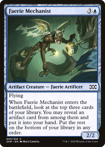 {C} Faerie Mechanist [Double Masters][2XM 050]