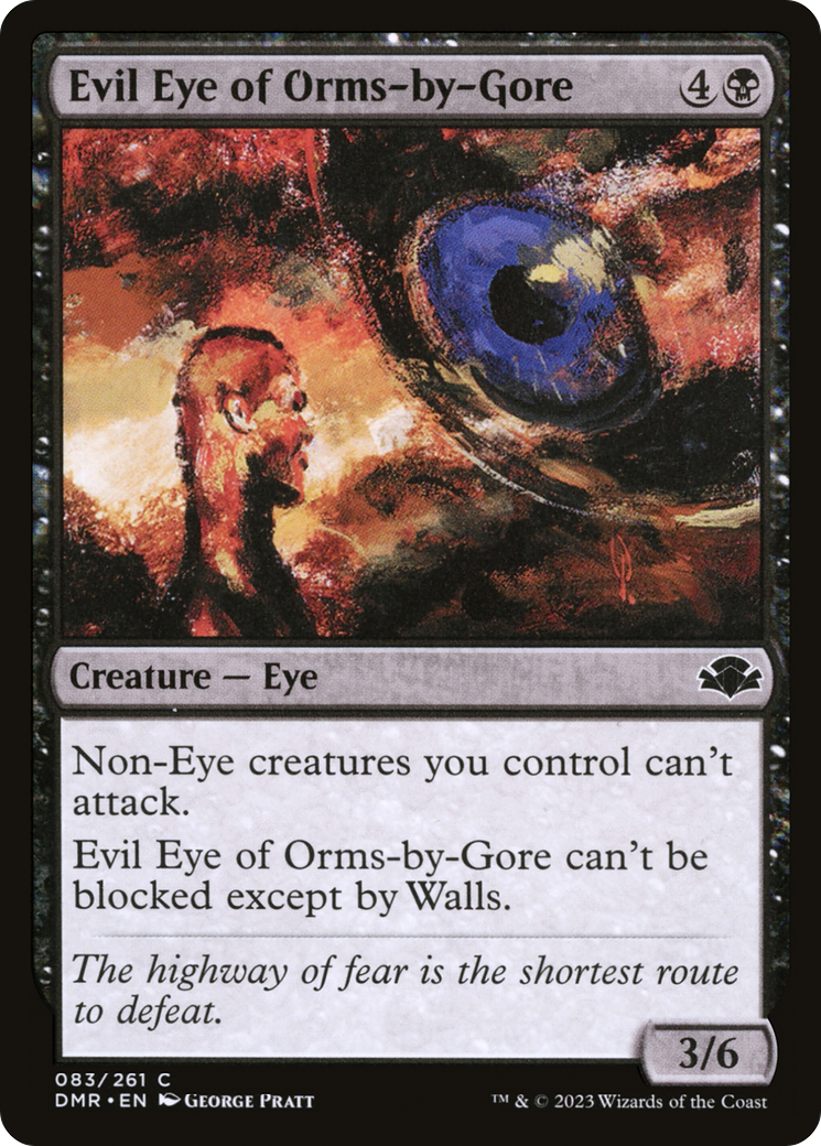 {C} Evil Eye of Orms-by-Gore [Dominaria Remastered][DMR 083]
