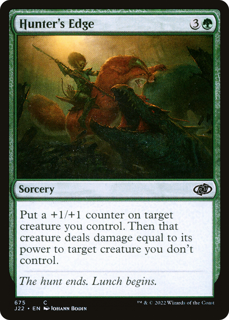 {C} Hunter's Edge [Jumpstart 2022][J22 675]