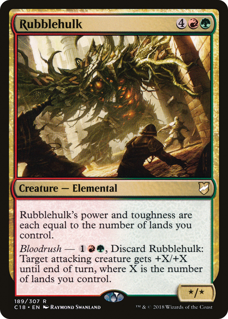 {R} Rubblehulk [Commander 2018][C18 189]