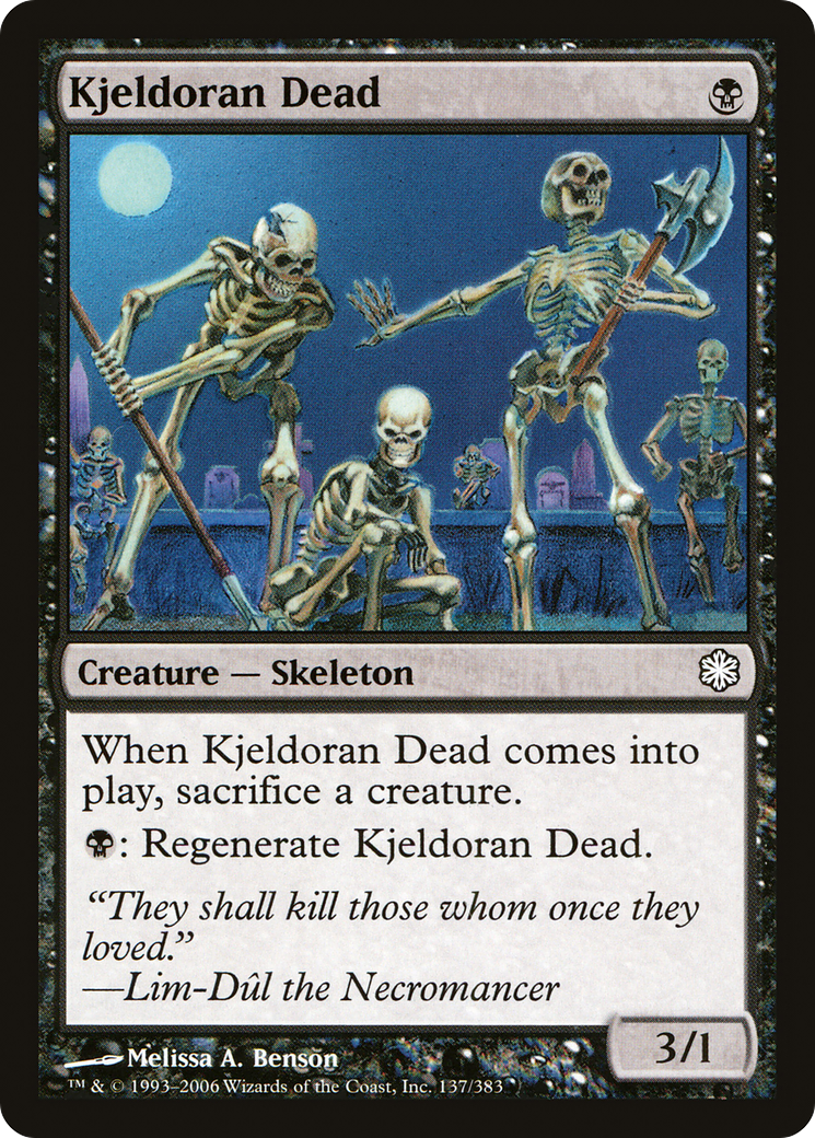 {C} Kjeldoran Dead [Coldsnap Theme Decks][CST 137]