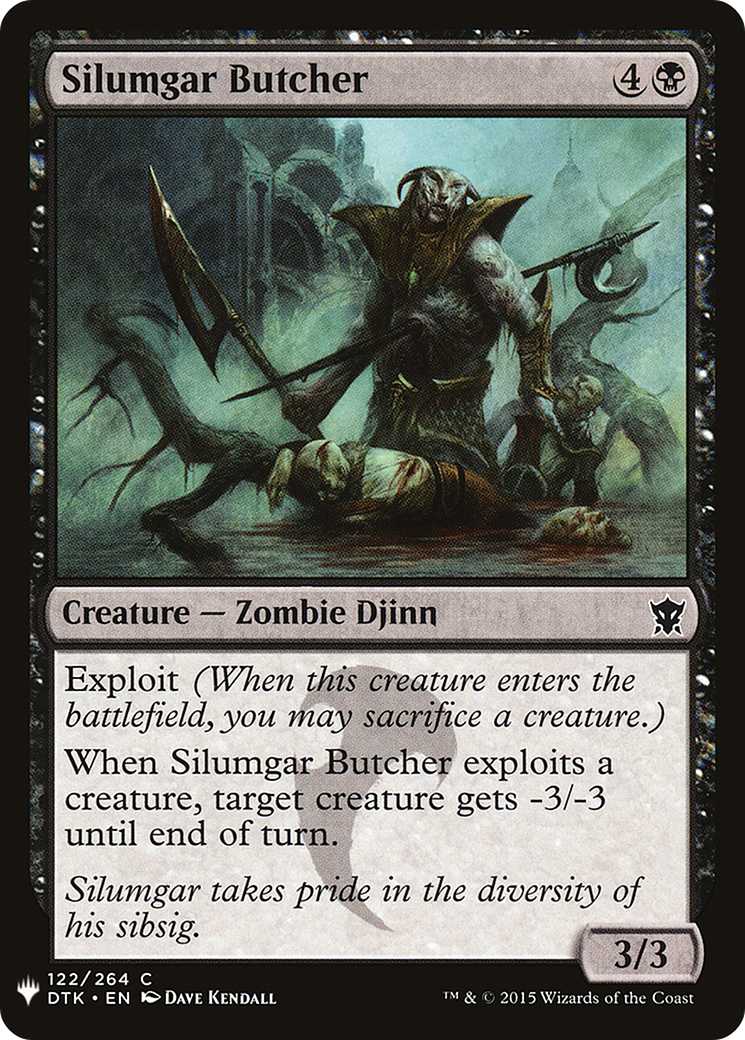 {C} Silumgar Butcher [Mystery Booster][LS DTK 122]