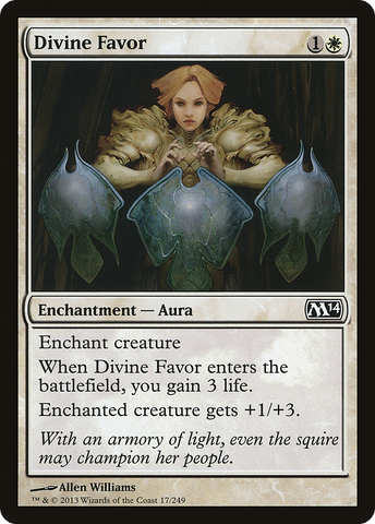{C} Divine Favor [Magic 2014][M14 017]