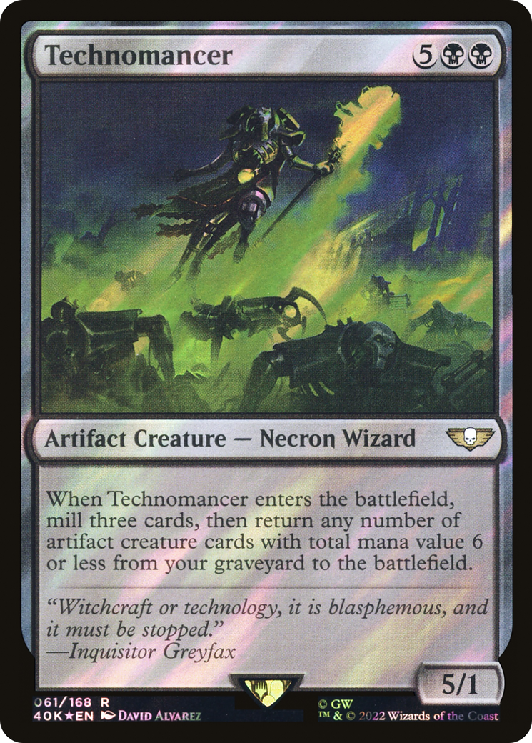 {R} Technomancer (Surge Foil) [Universes Beyond: Warhammer 40,000][SF 40K 061]