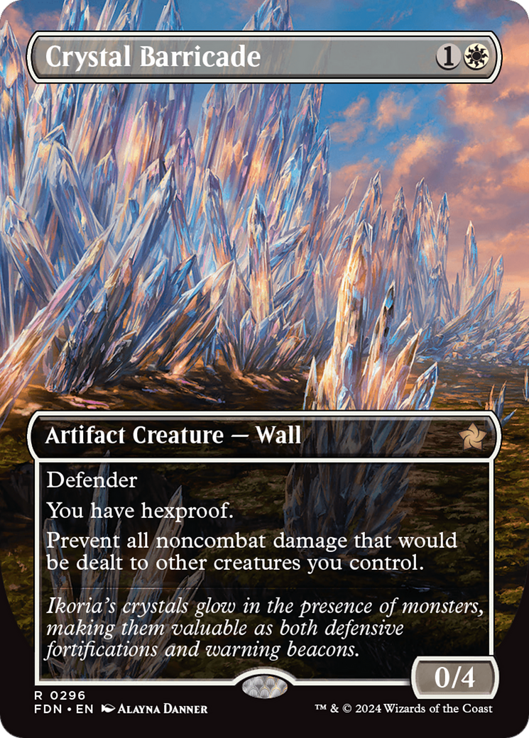 {@R} Crystal Barricade (Borderless) [Foundations][FDN 296]