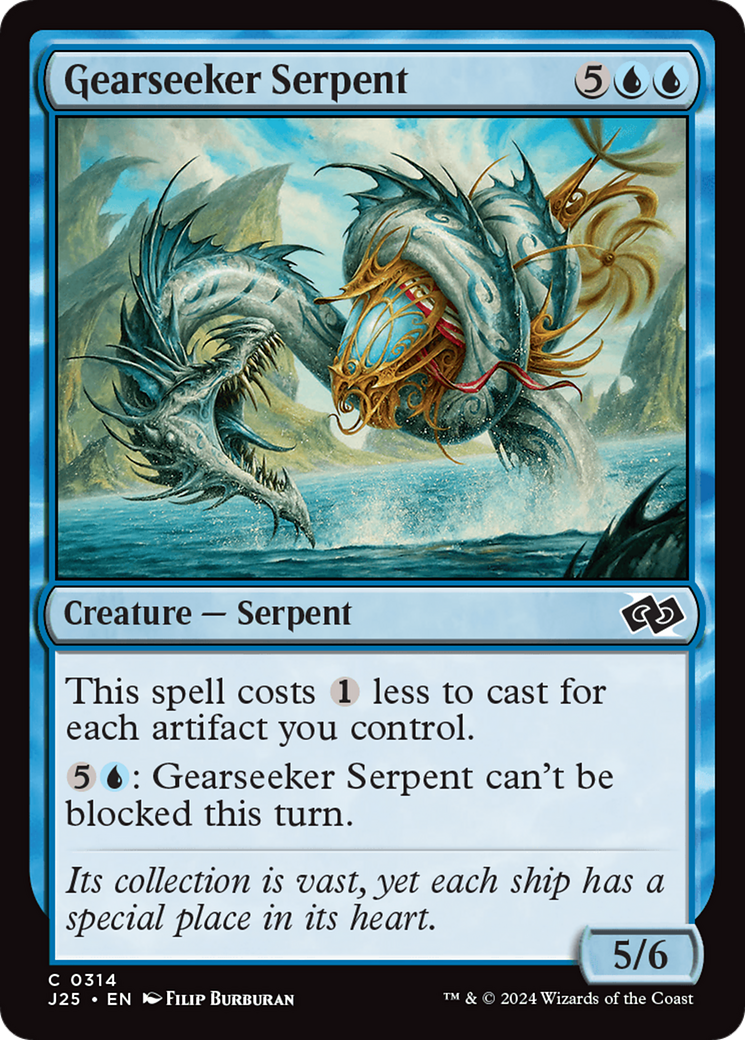 {C} Gearseeker Serpent [Foundations Jumpstart][J25 314]