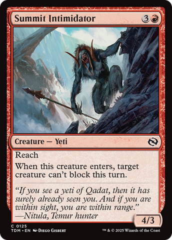 {@C} Summit Intimidator [Tarkir: Dragonstorm][TDM 125]