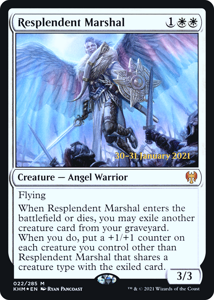 {R} Resplendent Marshal [Kaldheim Prerelease Promos][PR KHM 022]