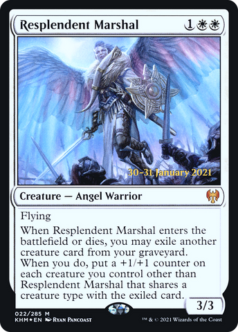{R} Resplendent Marshal [Kaldheim Prerelease Promos][PR KHM 022]
