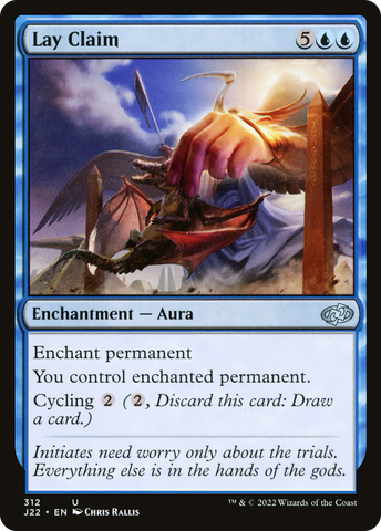 {C} Lay Claim [Jumpstart 2022][J22 312]