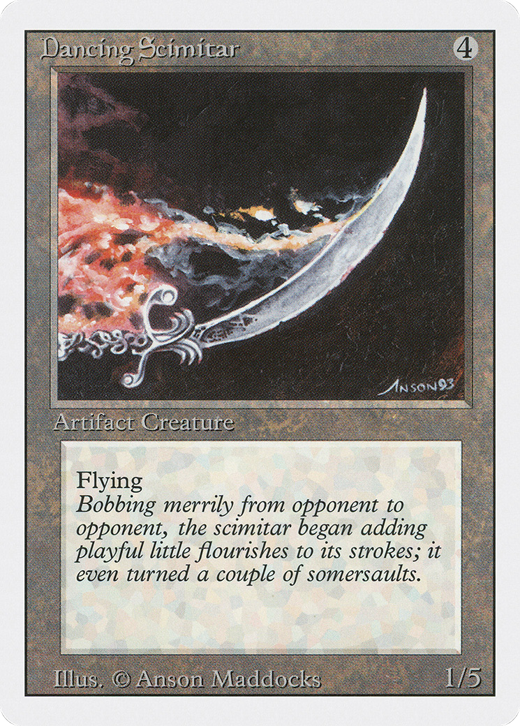 {R} Dancing Scimitar [Revised Edition][3ED 243]