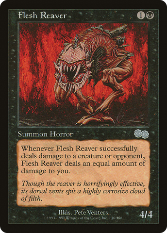 {C} Flesh Reaver [Urza's Saga][USG 136]