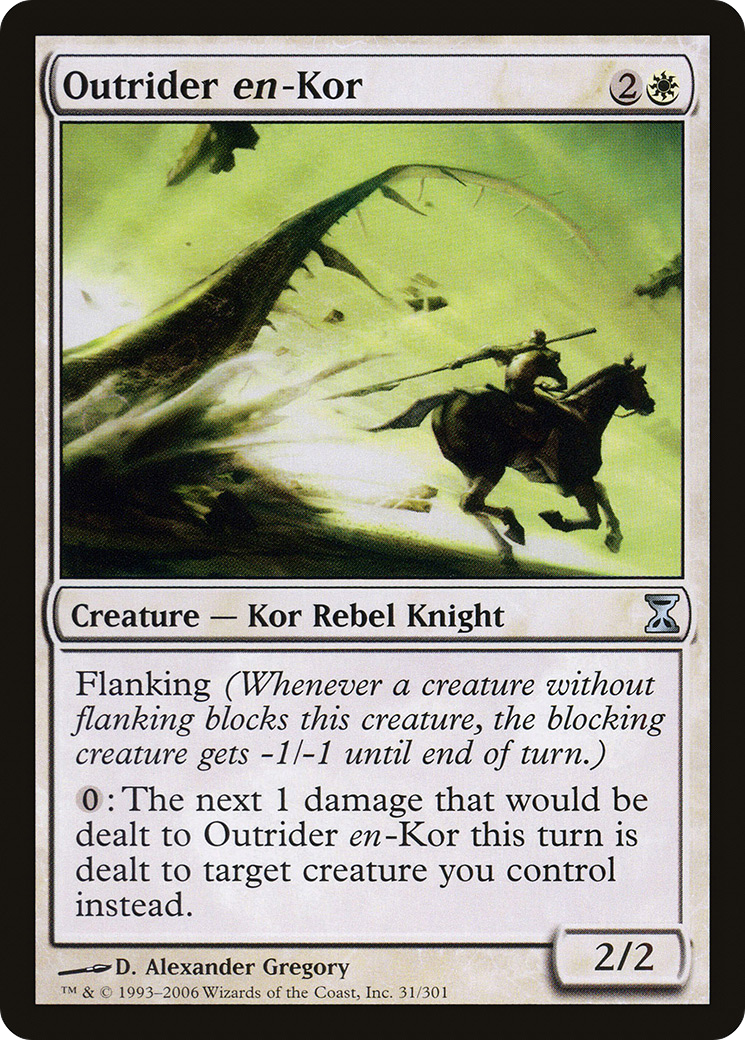 {C} Outrider en-Kor [Time Spiral][TSP 031]