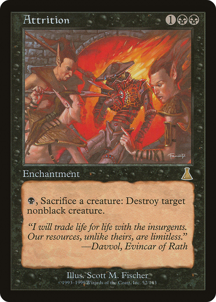 {R} Attrition [Urza's Destiny][UDS 052] - Misty Mountain Games