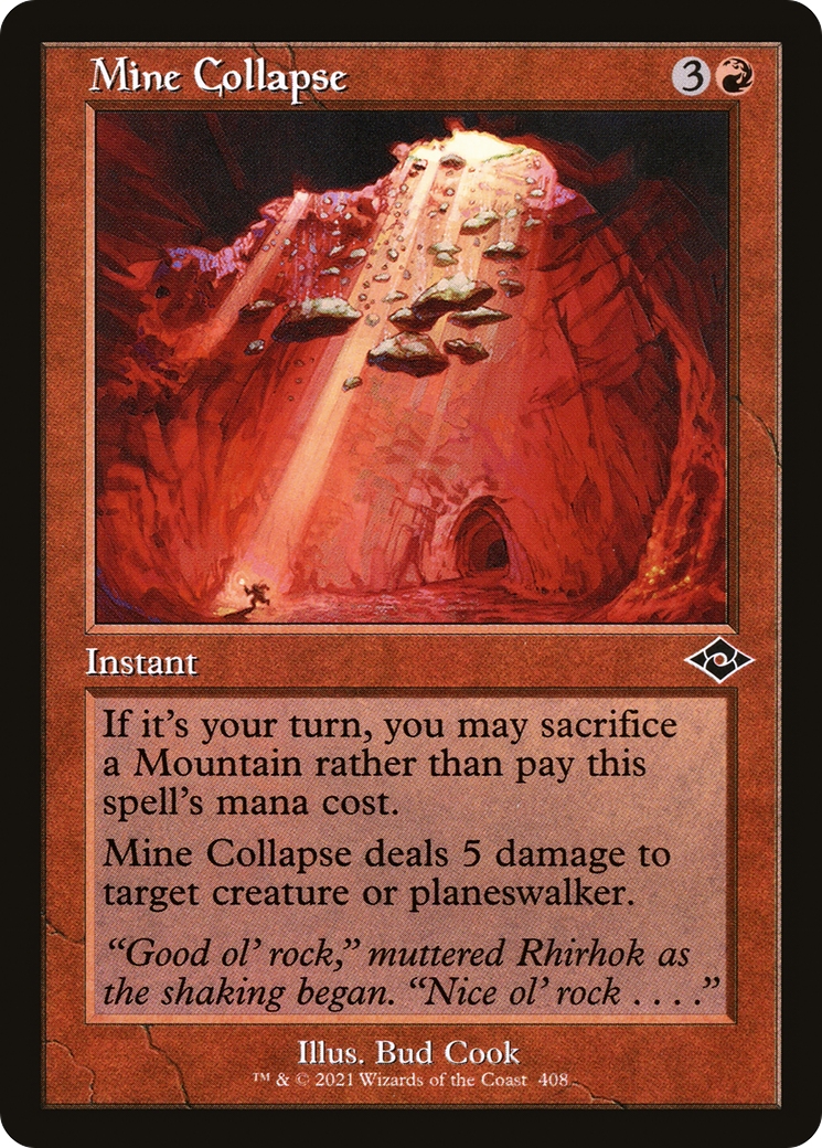 {C} Mine Collapse (Retro Frame) (Foil) [Modern Horizons 2] [MH2 408]