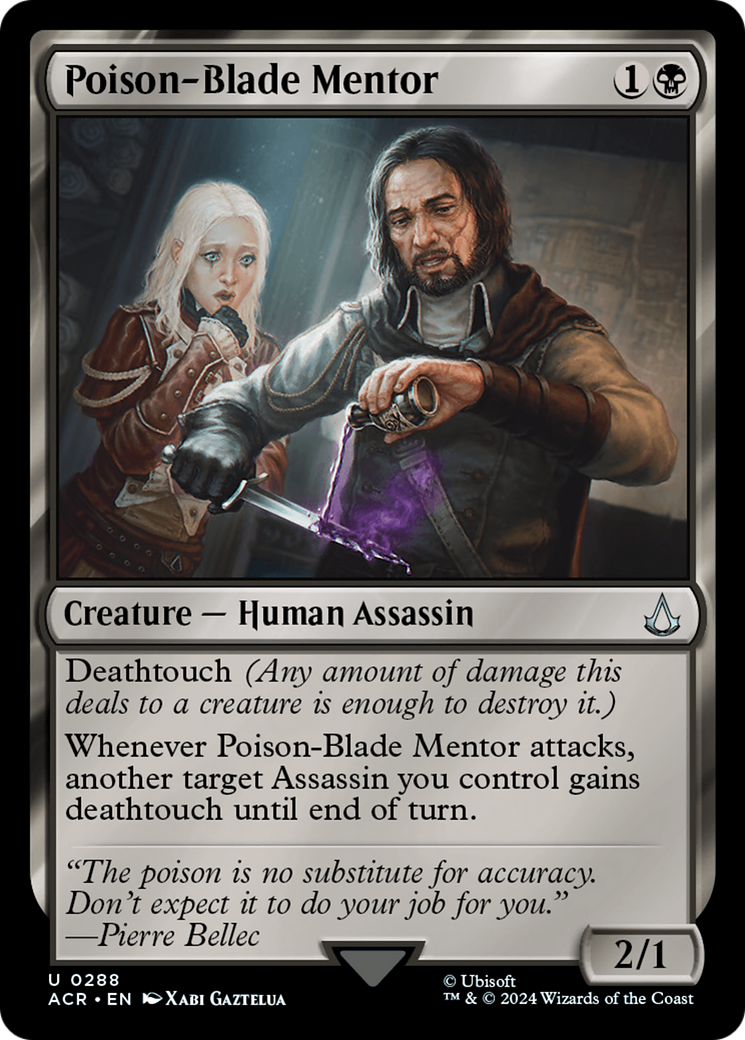 {C} Poison-Blade Mentor [Assassin's Creed][ACR 288]