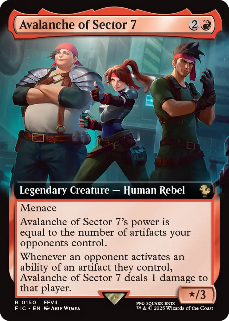 {@@FIC R} Avalanche of Sector 7 (Extended Art) [FINAL FANTASY Commander][FIC 150]