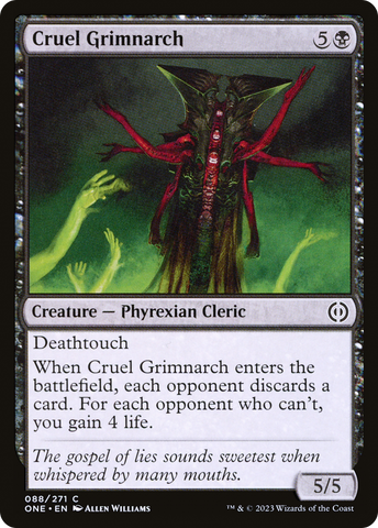 {C} Cruel Grimnarch [Phyrexia: All Will Be One][ONE 088]