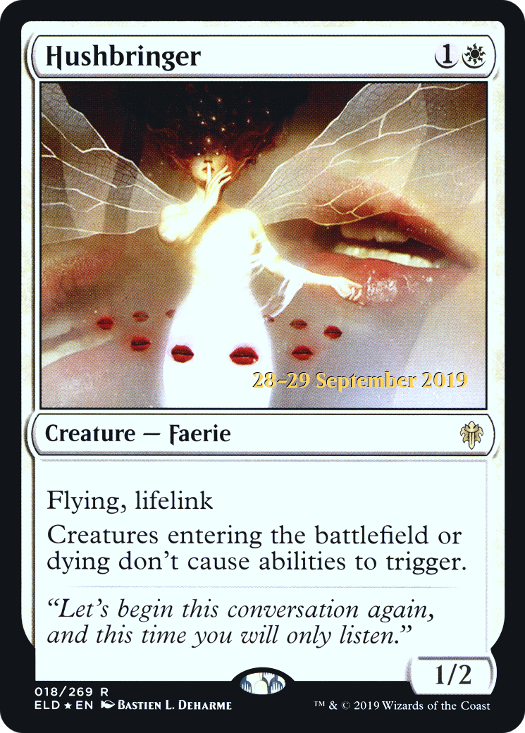 {R} Hushbringer (Prerelease) (Foil) [Prerelease Cards] [PRE 018]