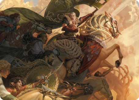 {A} Marshal's Anthem Art Card [The Lord of the Rings: Tales of Middle-earth Art Series][ALTR 068]