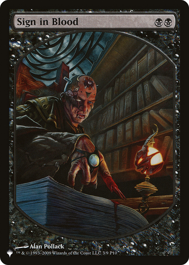 Sign in Blood (P10) [LIST 9-MAR]