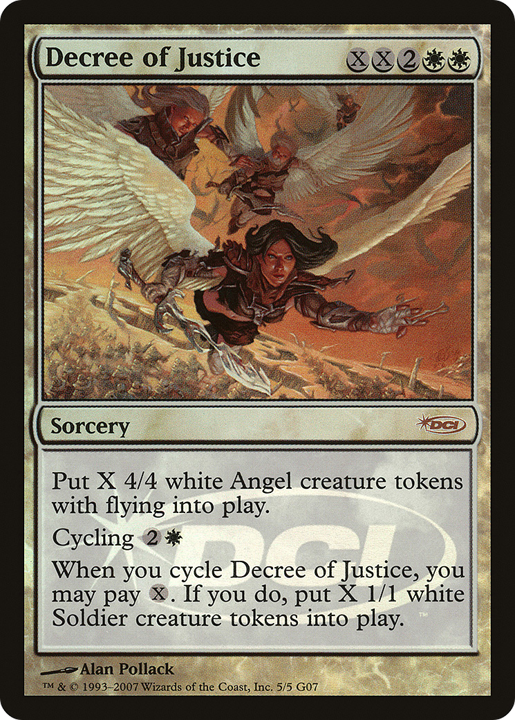 {R} Decree of Justice [Judge Gift Cards 2007][PA J07 005]