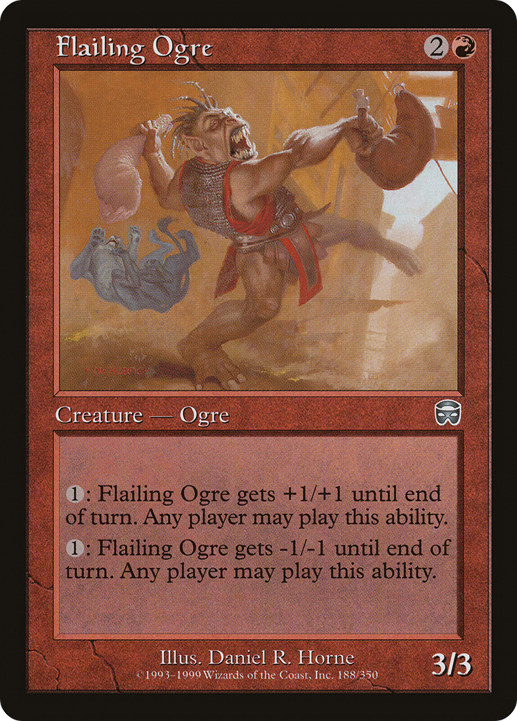 {C} Flailing Ogre [Mercadian Masques][MMQ 188]