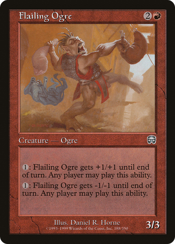 {C} Flailing Ogre [Mercadian Masques][MMQ 188]