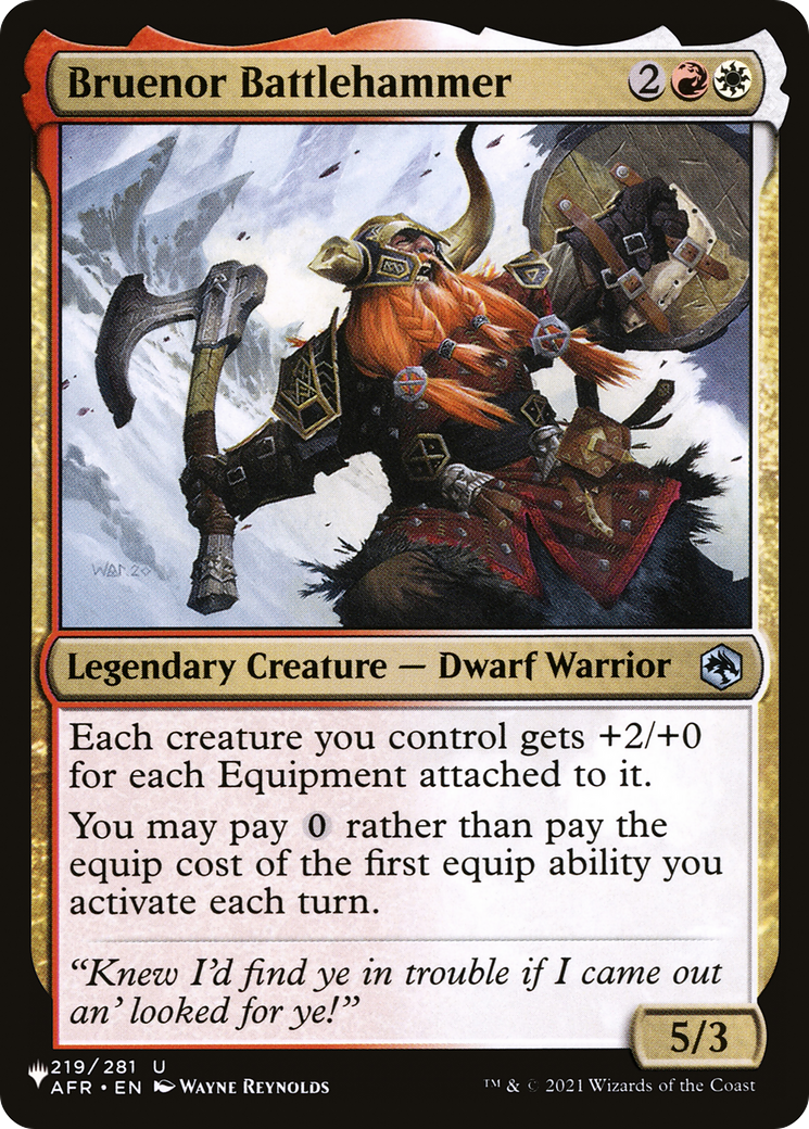 Bruenor Battlehammer [LIST 219/281]