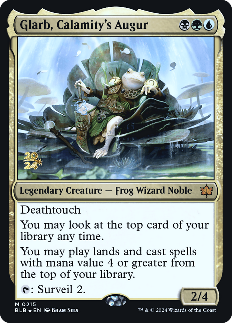 {@R} Glarb, Calamity's Augur [Bloomburrow Prerelease Promos][PR BLB 215]