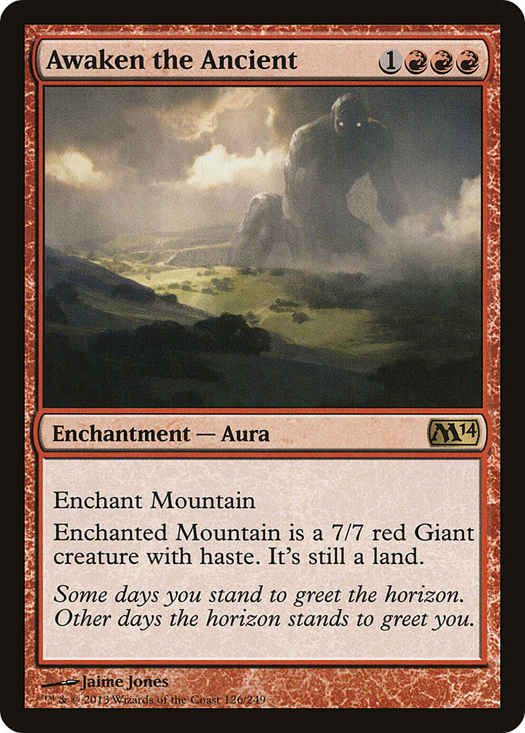 {R} Awaken the Ancient [Magic 2014][M14 126]