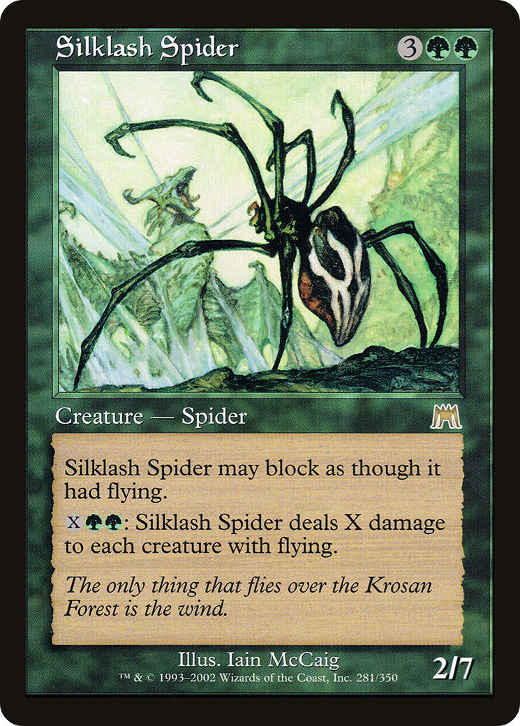{R} Silklash Spider [Onslaught][ONS 281] - Misty Mountain Games