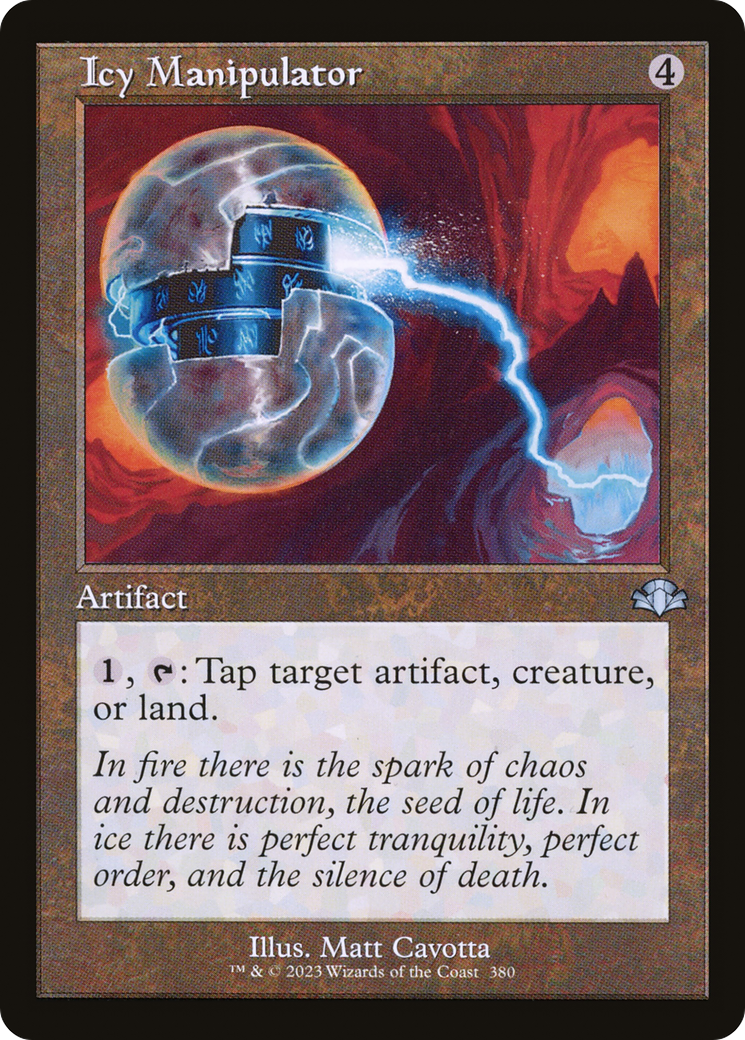 {C} Icy Manipulator (Retro) [Dominaria Remastered][DMR 380]