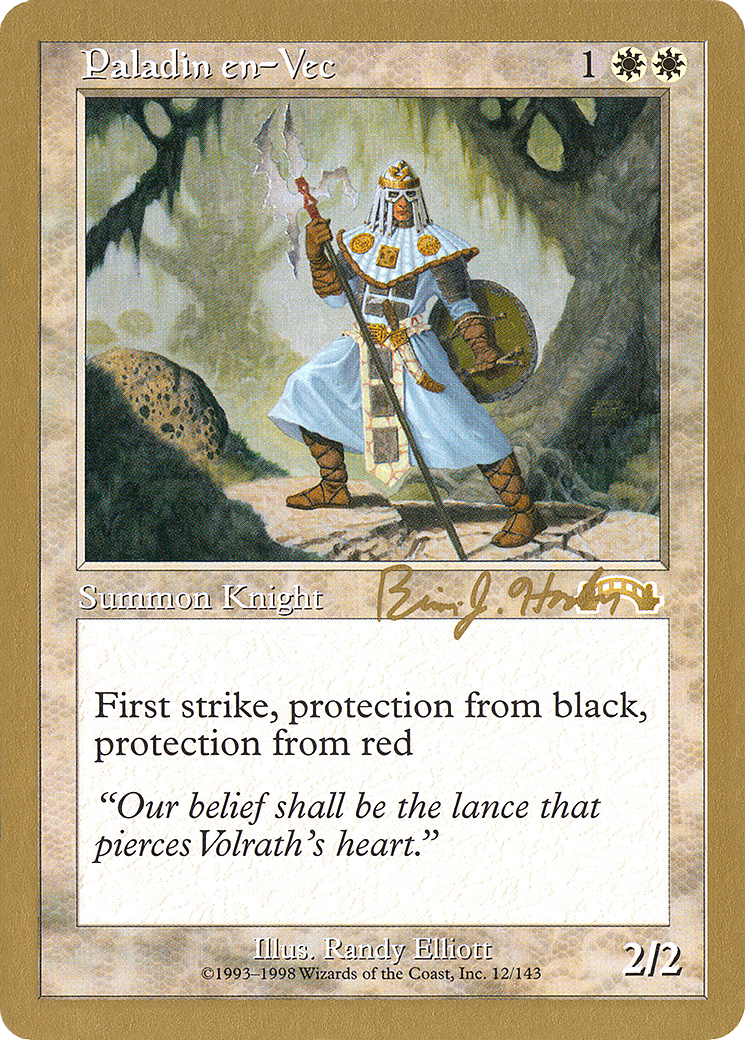 {R} Paladin en-Vec (Brian Hacker) [World Championship Decks 1998][GB WC98 BH12]