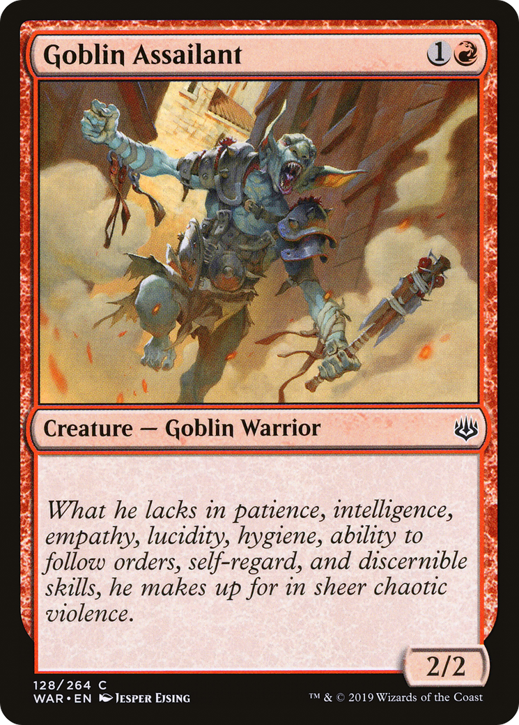 {C} Goblin Assailant [War of the Spark][WAR 128]