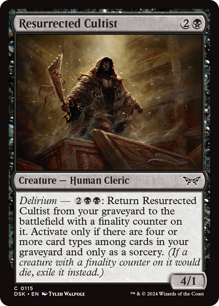 {@C} Resurrected Cultist [Duskmourn: House of Horror][DSK 115]