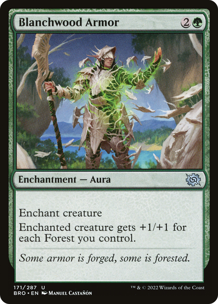 {C} Blanchwood Armor [The Brothers' War][BRO 171]