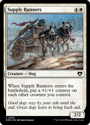 {C} Supply Runners [Commander Masters][CMM 063]