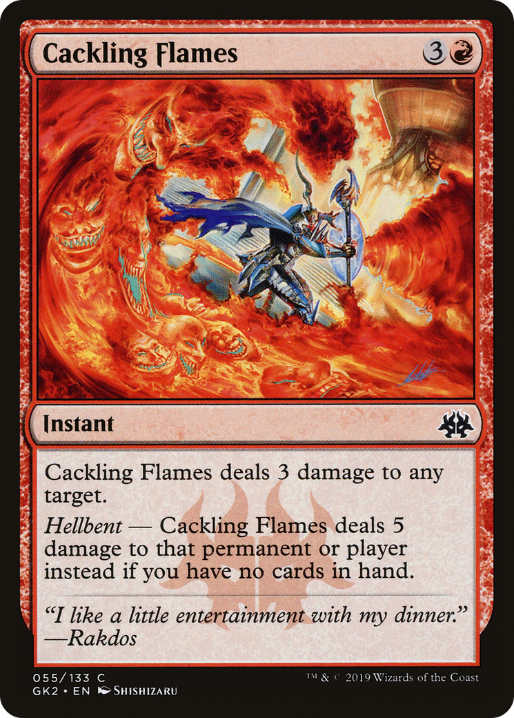 {C} Cackling Flames [Ravnica Allegiance Guild Kit][GK2 055]