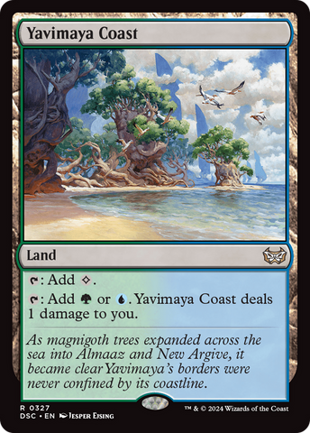 {R} Yavimaya Coast [Duskmourn: House of Horror Commander][DSC 327]