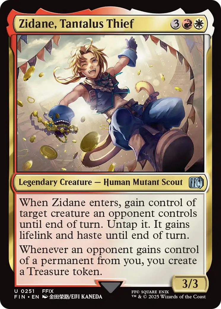 {@C} Zidane, Tantalus Thief [FINAL FANTASY][FIN 251]