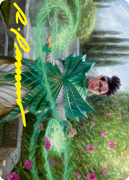 {A} Kianne, Dean of Substance Art Card (Gold-Stamped Signature) [Strixhaven: School of Mages Art Series][GS ASTX 051]