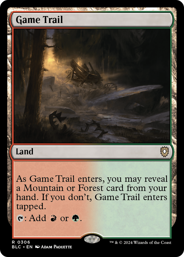{R} Game Trail [Bloomburrow Commander][BLC 306]