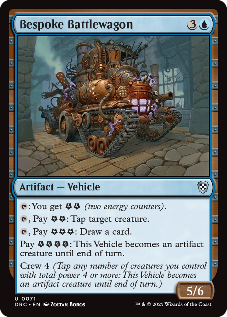 {C} Bespoke Battlewagon [Aetherdrift Commander][DRC 071]