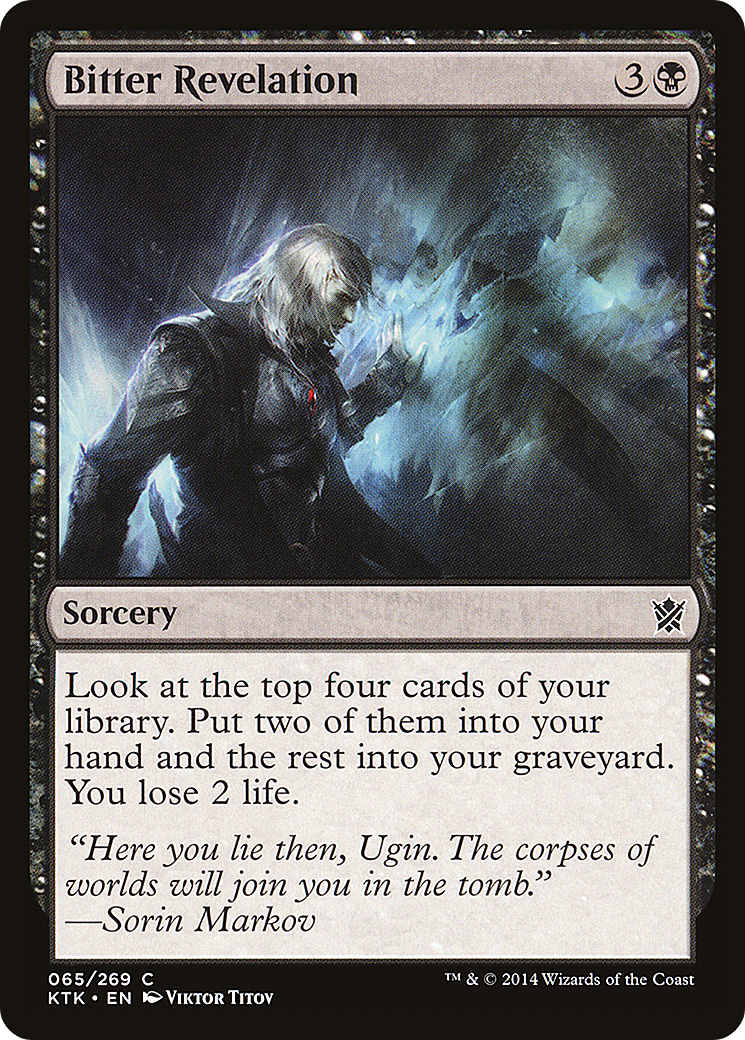 {C} Bitter Revelation [Khans of Tarkir][KTK 065]