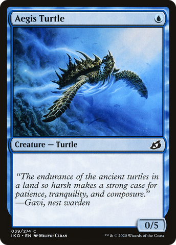 {C} Aegis Turtle [Ikoria: Lair of Behemoths][IKO 039]