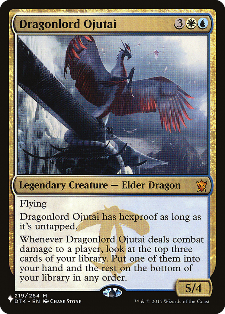 {R} Dragonlord Ojutai [The List][LS DTK 219]