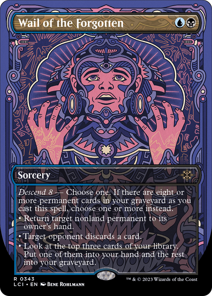 {@R} Wail of the Forgotten (Borderless) [The Lost Caverns of Ixalan][LCI 343]